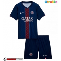 Otroške Nogometnih dresov Paris Saint-Germain Domači 2025-26 Kratki rokavi (+ hlače)